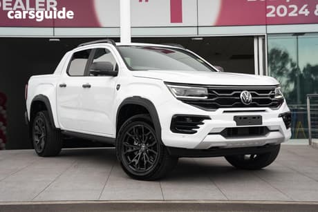 White 2026 Volkswagen Amarok Dual Cab Utility Style Tdi600 4Motion
