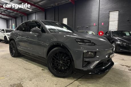Grey 2025 Porsche Macan Wagon Electric Turbo