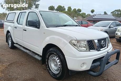 White 2012 Nissan Navara Dual Cab Pick-up Rx (4X2)