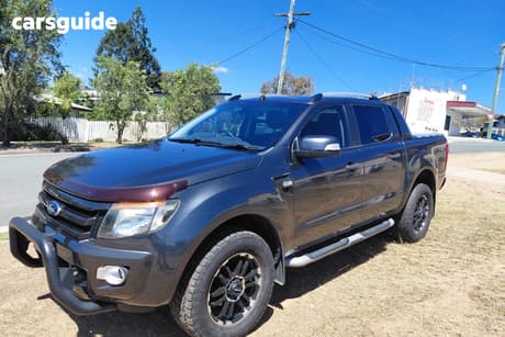 Grey 2014 Ford Ranger Crew Cab Utility Wildtrak 3.2 (4X4)
