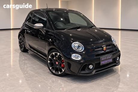 Black 2018 Abarth 595 Hatchback Competizione