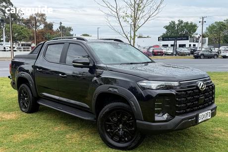 Black 2024 LDV T60 Double Cab Utility Max Plus (4X4)