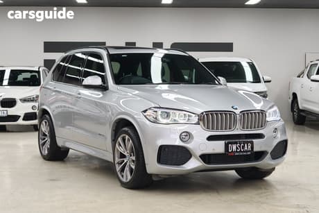 Silver 2018 BMW X5 Wagon Xdrive 40D M Sport