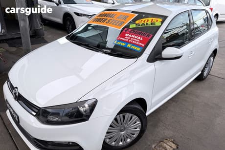 White 2015 Volkswagen Polo Hatchback 66 Tsi Trendline