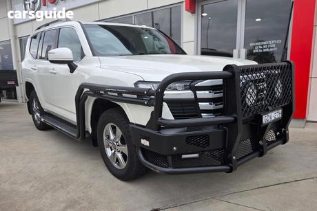 White 2024 Toyota Landcruiser Wagon Lc300 Vx (4X4)