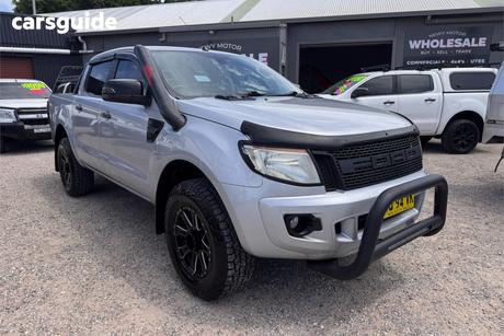 Silver 2014 Ford Ranger Dual Cab Utility Xlt 3.2 (4X4)