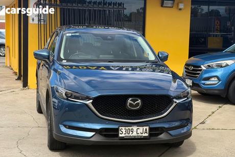 Blue 2019 Mazda CX-5 SUV GT