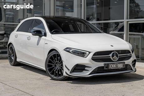 White 2023 Mercedes-Benz A45 Hatchback S 4Matic+