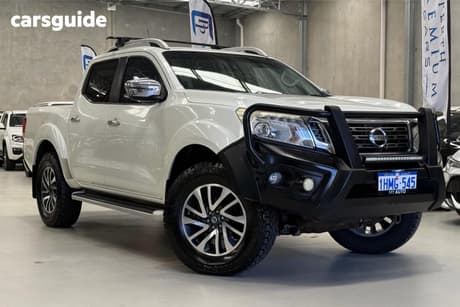 White 2016 Nissan Navara Dual Cab Utility St-X (4X4) (Sunroof)