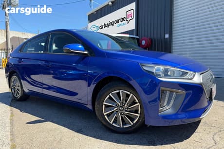 Blue 2019 Hyundai Ioniq Hatchback Electric Elite