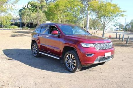 Red 2017 Jeep Grand Cherokee Wagon Overland (4X4)