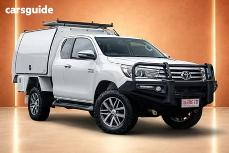 White 2016 Toyota Hilux X Cab Utility Sr5 (4X4)