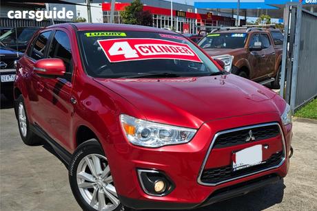 Red 2013 Mitsubishi ASX Wagon Aspire (2Wd)