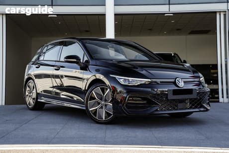 Black 2026 Volkswagen Golf Hatchback R-Line