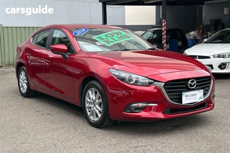 Red 2018 Mazda 3 Sedan Touring