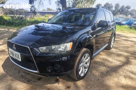 Black 2012 Mitsubishi Outlander Wagon Ls (4X2)