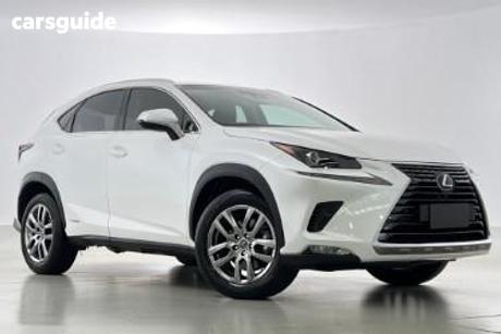 White 2020 Lexus NX300H Wagon Luxury Hybrid (Awd)