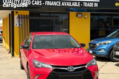 Red 2016 Toyota Camry Sedan RZ S.E. ASV50R MY16