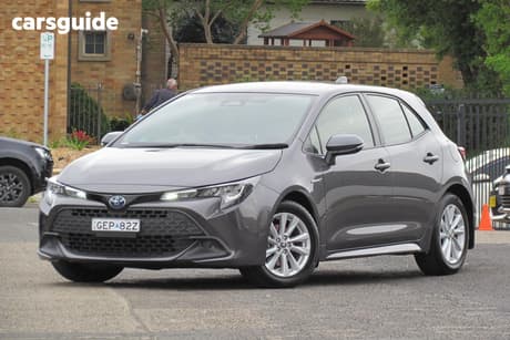 Grey 2022 Toyota Corolla Hatchback Ascent Sport Hybrid