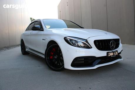 White 2017 Mercedes-Benz C63 Sedan S