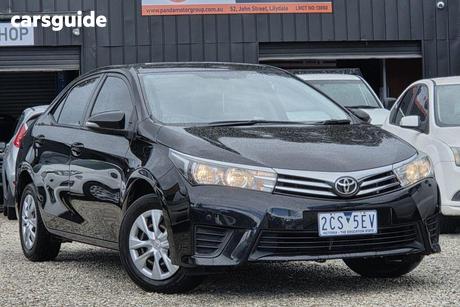 Black 2015 Toyota Corolla Sedan Ascent