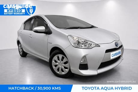Silver 2014 Toyota Aqua Hatch G HYBRID