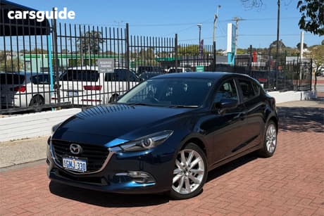 Blue 2018 Mazda 3 Hatchback Sp25 Gt