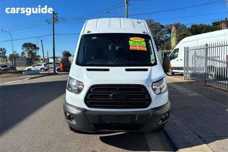 White 2018 Ford Transit Van 470E Jumbo (Drw) High Roof