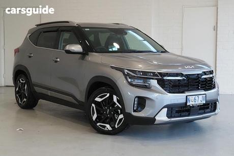 Grey 2025 Kia Seltos Wagon Gt-Line (Awd) (Two-Tone)