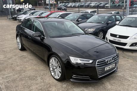 Black 2016 Audi A4 Sedan 2.0 Tfsi S Tronic Sport