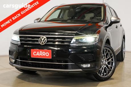 Black 2018 Volkswagen Tiguan Wagon Allspace 140 Tdi Highline