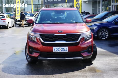 Orange 2020 Kia Seltos Wagon Sport (Fwd)