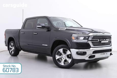 Black 2022 RAM 1500 Crew Cab Utility Laramie Rambox (Hybrid)