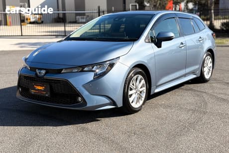 Blue 2020 Toyota Corolla Wagon Touring (Hybrid)