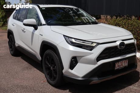White 2023 Toyota RAV4 Wagon Cruiser (Awd) Hybrid