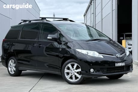 Black 2011 Toyota Tarago Wagon Glx V6