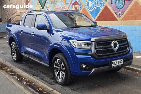 Blue 2025 GWM Cannon Dual Cab Utility Ultra (4X4)