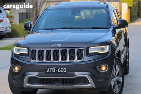 Grey 2015 Jeep Grand Cherokee Wagon Overland (4X4)