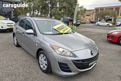 Grey 2010 Mazda 3 Sedan Neo