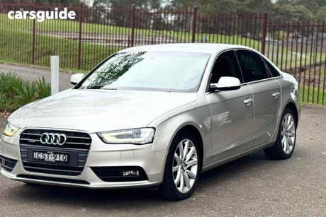 Beige 2014 Audi A4 Sedan 2.0 Tfsi Quattro