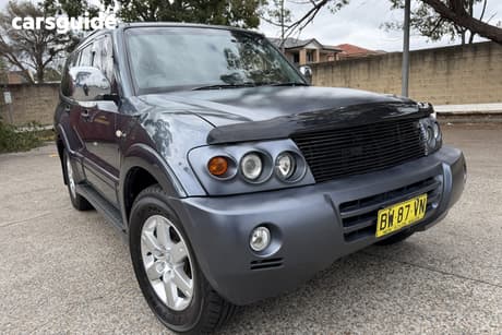 Blue 2006 Mitsubishi Pajero Wagon Vr-X Lwb (4X4)