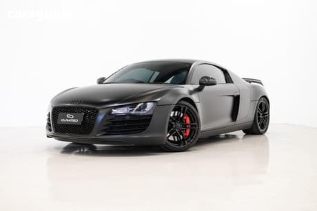 Black 2008 Audi R8 Coupe 4.2 FSI QUATTRO