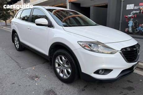 White 2015 Mazda CX-9 Wagon Classic (Fwd)