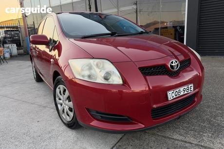 Burgundy 2009 Toyota Corolla Hatchback Ascent