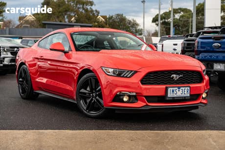 Red 2015 Ford Mustang Coupe Fastback 2.3 Gtdi