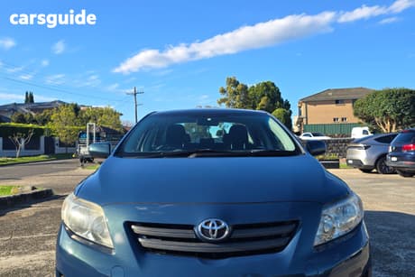 Blue 2007 Toyota Corolla Sedan Ascent
