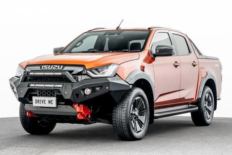 Orange 2021 Isuzu D-MAX Crew Cab Utility X-Terrain (4X4)
