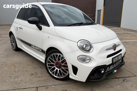 White 2019 Abarth 595 Hatchback