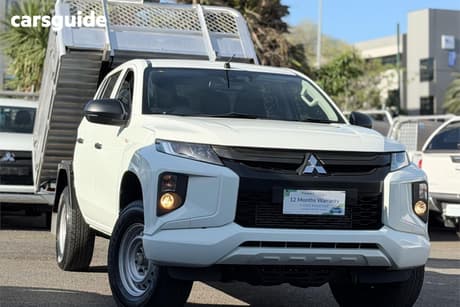 White 2020 Mitsubishi Triton Double Cab Pick Up Glx Adas (4X2)