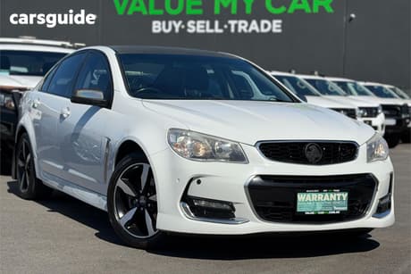 White 2017 Holden Commodore Sedan Sv6